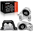 APEM489 3-Pc Front and Rear Engine Motor & Transmission Mount Kit