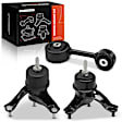 APEM888 3-Pc Front, Passenger Side Engine Motor & Transmission Mount & Torque Strut Mount Kit