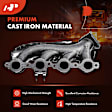 APEMD061 Left Exhaust Manifold with Gasket