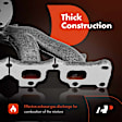 APEMD156 2 Pcs Left & Right Exhaust Manifold with Gasket
