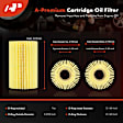 APEOF022 2 Pcs Engine Oil Filter