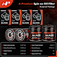APEOF038 4 Pcs Engine Oil Filter