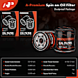 APEOF046 2 Pcs Engine Oil Filter
