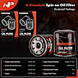 APEOF064 2 Pcs Engine Oil Filter