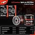 APEOF070 2 Pcs Engine Oil Filter