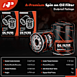 APEOF100 2 Pcs Engine Oil Filter