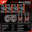 APEOF125 4 Pcs Engine Oil Filter