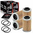 APEOF128 4 Pcs Engine Oil Filter