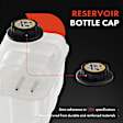 APET0088 Engine Coolant Expansion Tank with Cap
