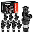 APFI178 8x Black Fuel Injectors