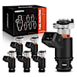 APFI186 6x Black Fuel Injectors