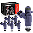 APFI196 6x Purple Fuel Injectors