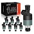 APFI229 8x Black Fuel Injectors