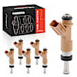 APFI233 6x Brown Fuel Injectors