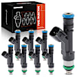 APFI243 8x Black Fuel Injectors