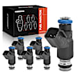 APFI268 6x Black Fuel Injectors