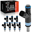 APFI486 8 Pcs Fuel Injectors, 2-Blade Terminal