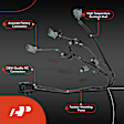 APFIH017 Fuel Injector Wiring Harness