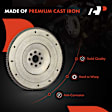 APFLW120 Clutch Flywheel 8 Holes 113 Teeth