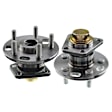 APHB0033 2x Rear Wheel Bearing & Hub Assembly