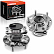 APHB0037 2x Rear Wheel Bearing & Hub Assembly with ABS Sensor