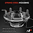 APHB0051 2x Front Wheel Bearing & Hub Assembly with ABS Sensor