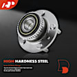 APHB0063 2x Rear Wheel Bearing & Hub Assembly