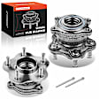 APHB0100 2x Rear Wheel Bearing & Hub Assembly