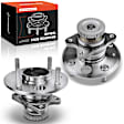 APHB0124 2x Rear Wheel Bearing & Hub Assembly