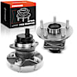 APHB0140 2x Rear Wheel Bearing & Hub Assembly