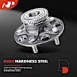 APHB0152 2x Rear Wheel Bearing & Hub Assembly