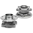 APHB0157 2x Rear Wheel Bearing & Hub Assembly