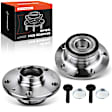 APHB0161 2x Rear Wheel Bearing & Hub Assembly