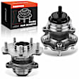 APHB0181 2x Rear Wheel Bearing & Hub Assembly with ABS Sensor