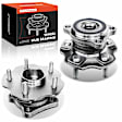 APHB0182 2x Rear Wheel Bearing & Hub Assembly