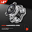 APHB0182 2x Rear Wheel Bearing & Hub Assembly