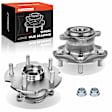APHB0187 2x Rear Wheel Bearing & Hub Assembly