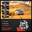 APHB0189 2x Rear Wheel Bearing & Hub Assembly