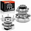 APHB0196 2x Rear Wheel Bearing & Hub Assembly