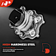 APHB0196 2x Rear Wheel Bearing & Hub Assembly
