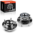 APHB0254 2x Front Wheel Bearing & Hub Assembly