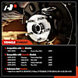 APHB0279 2x Front or Rear Wheel Bearing & Hub Assembly
