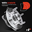 APHB0283 2x Front Wheel Bearing & Hub Assembly with ABS Sensor