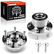 APHB0296 2x Front Wheel Bearing & Hub Assembly