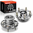 APHB0350 2x Rear Wheel Bearing & Hub Assembly