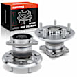 APHB0358 2x Rear Wheel Bearing & Hub Assembly