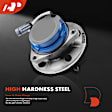 APHB0362 2x Rear Wheel Bearing & Hub Assembly with ABS Sensor