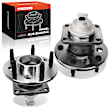 APHB0366 2x Rear Wheel Bearing & Hub Assembly