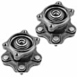 APHB0372 2x Rear Wheel Bearing & Hub Assembly
