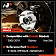 APHB0375 Rear Driver or Passenger Wheel Bearing & Hub Assembly